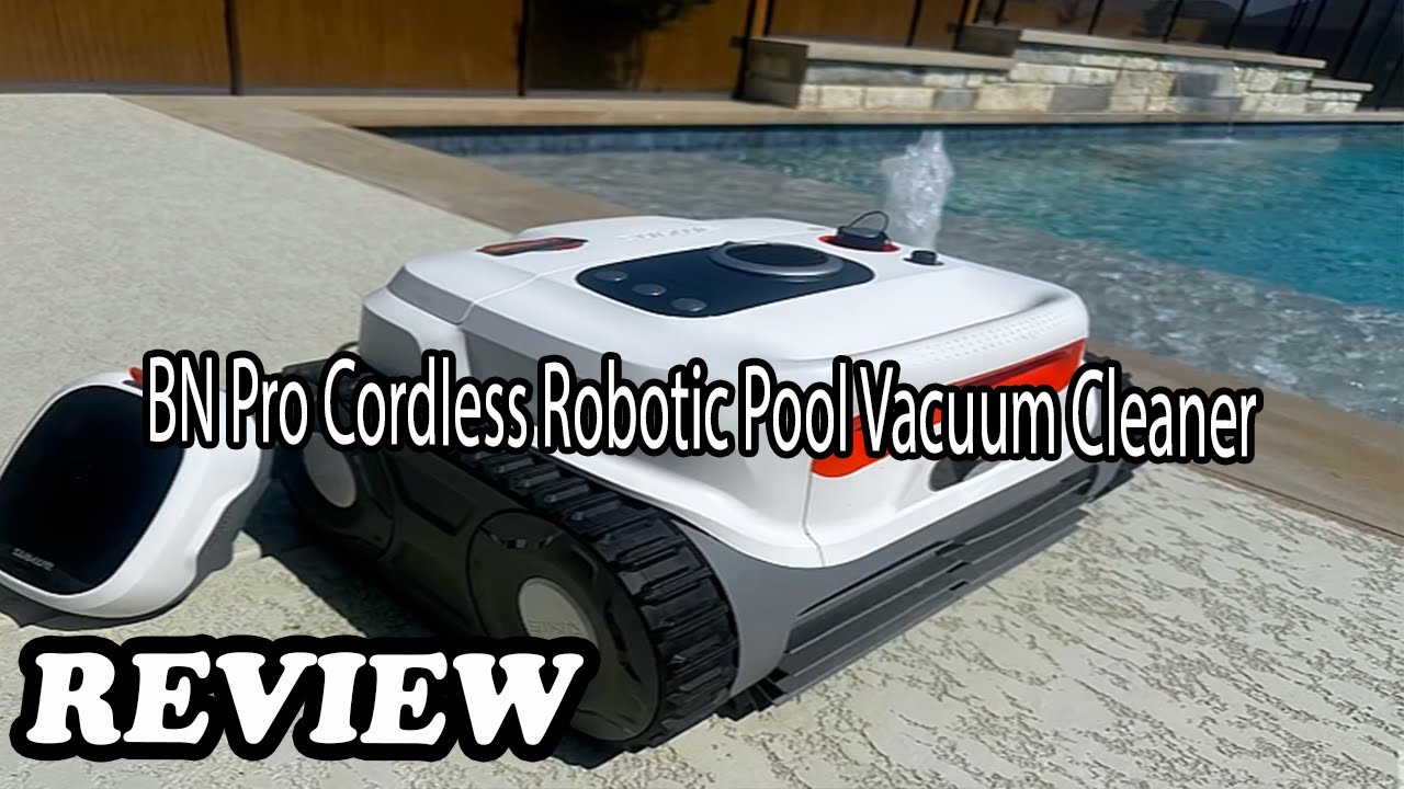 BN Pro Cordless Robotic Pool Vacuum Cleaner Review - Sleek Design, Easy to Use, Cleans Nice & Fast!