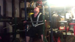 Concentric Zercher Squat with Harness 200kg (441lb) PR