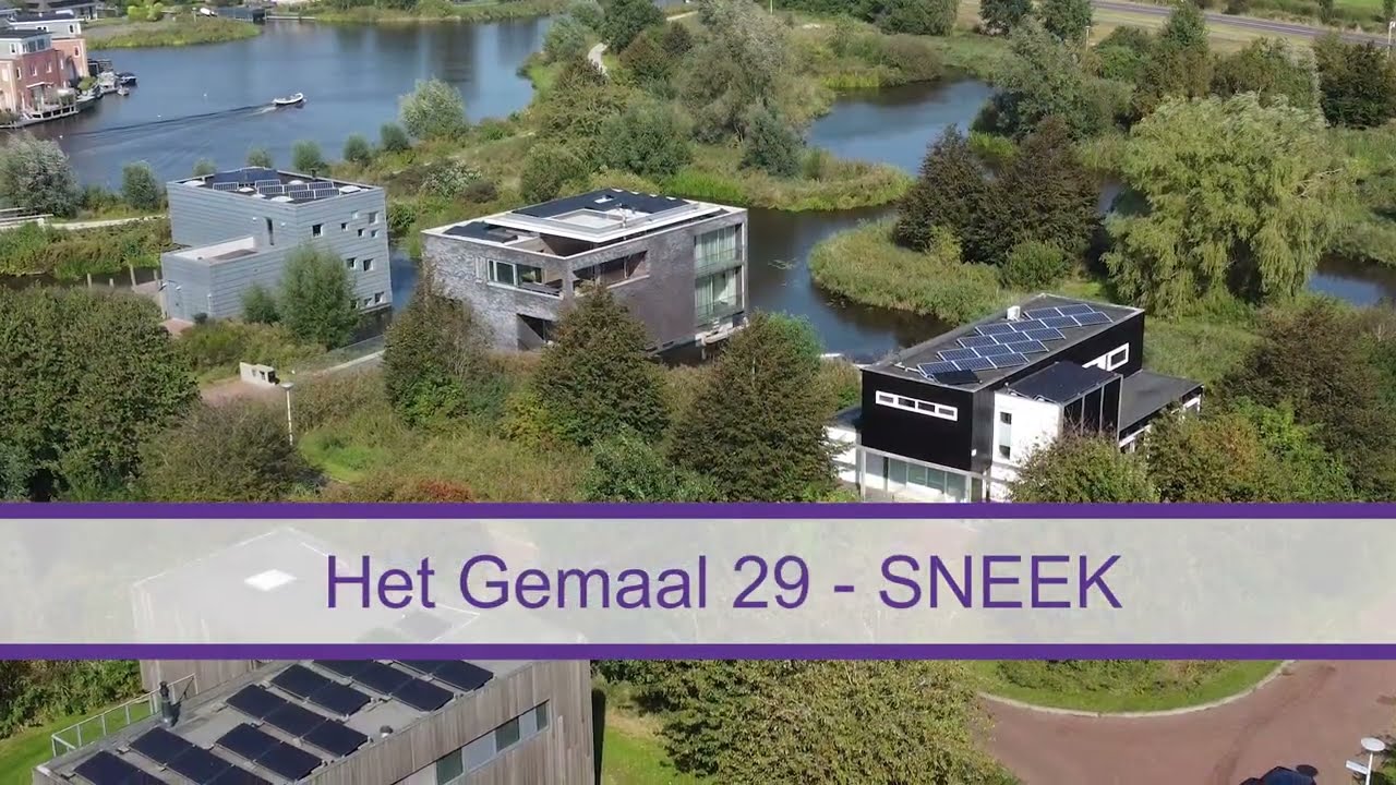 Het Gemaal 29, Sneek | Wonen aan water Makelaars Sneek
