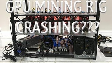 DIY Ethereum mining rig hardware short fault fix crash asrock h110
