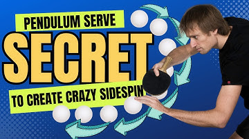 Pendulum Serve Secret to Crazy Sidespin l DC Table Tennis