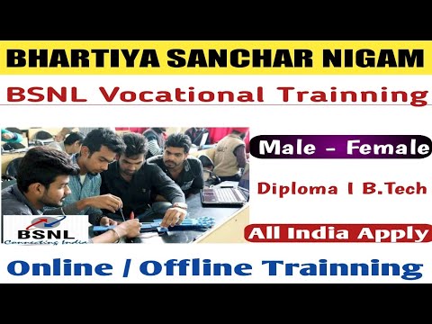 BSNL Certified Training Centre | Online / Offline |  2/3/4 Week Course | Male Female Easy Process