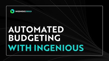 Automated Budgeting WITH INGENIOUS.BUILD