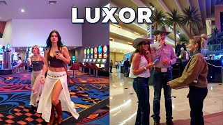 Famous Luxor Las Vegas Walk - December 2025 - Cowboy Week in Las Vegas Wealth