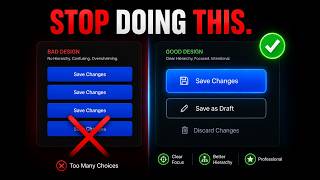 Stop Making All Your Buttons "Pop" (It's Killing Your UX) - Concept 38 "CTA Placement & Hierarchy"