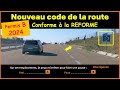 Test nouveau examen code de la route 2024 conforme  la nouvelle rforme  gratuit n65