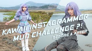 INFLUENCER MUD CHALLENGE | KAWAII Y2K GIRL IN MUD | Before and After | WAM