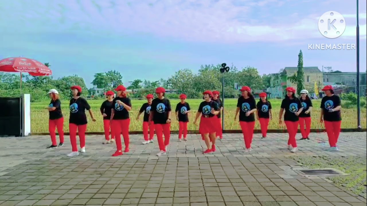 CINTA SEGITIGA / LINE DANCE / CHOREO : CAECILIA MARIA FATRUAN.