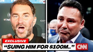 Eddie Hearn BRUTALLY WARNS Oscar Dela Hoya After Haney Vs Garcia Fight