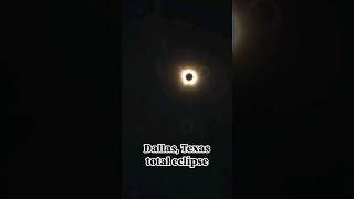 Total solar eclipse in Dallas, Texas: totality