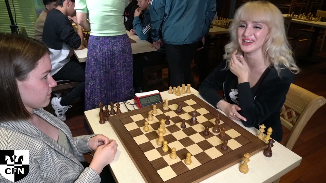 After-party. Game 2. Fatality (1925) vs L. Ilyina (1858). Chess Fight Night. CFN. Blitz