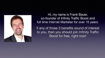 Infinity Traffic Boost Introduction