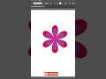 Create flower in 1 minite adobi shortsdigitalart behindthescenes creativeprocess graphicdesign