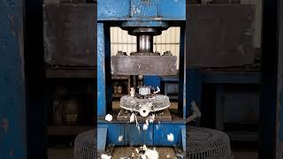 Hydraulic Press vs Table Fan 💥 Extreme Crushing Experiment!