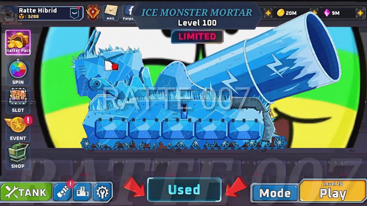 Tank Combat War Battle New Tank ICE MONSTER MORTAR New Update