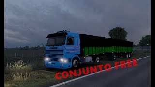 Ets 2 - Conjunto Free-Scania 112H 320113H 360 Y Acoplado 3 Y 4 Ejes Helvetica-Mods Argentino
