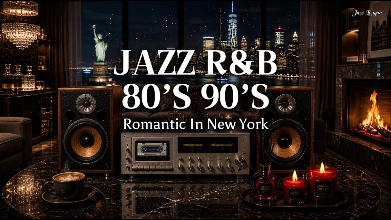 Smooth Jazz & Soulful R&B 80's 90's – Soft Instrumentals for Study