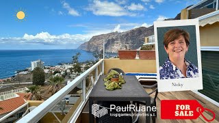 🏡 Stunning Split-Level 1-Bedroom Apartment with Breathtaking Views! 🌊🌅  Los Gigantes, Tenerife
