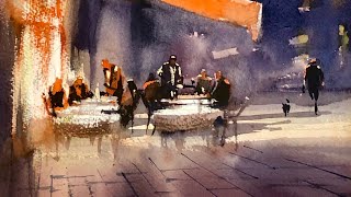 Advancing with Watercolor - Building the Picture - part 2 “Along the Zattere"