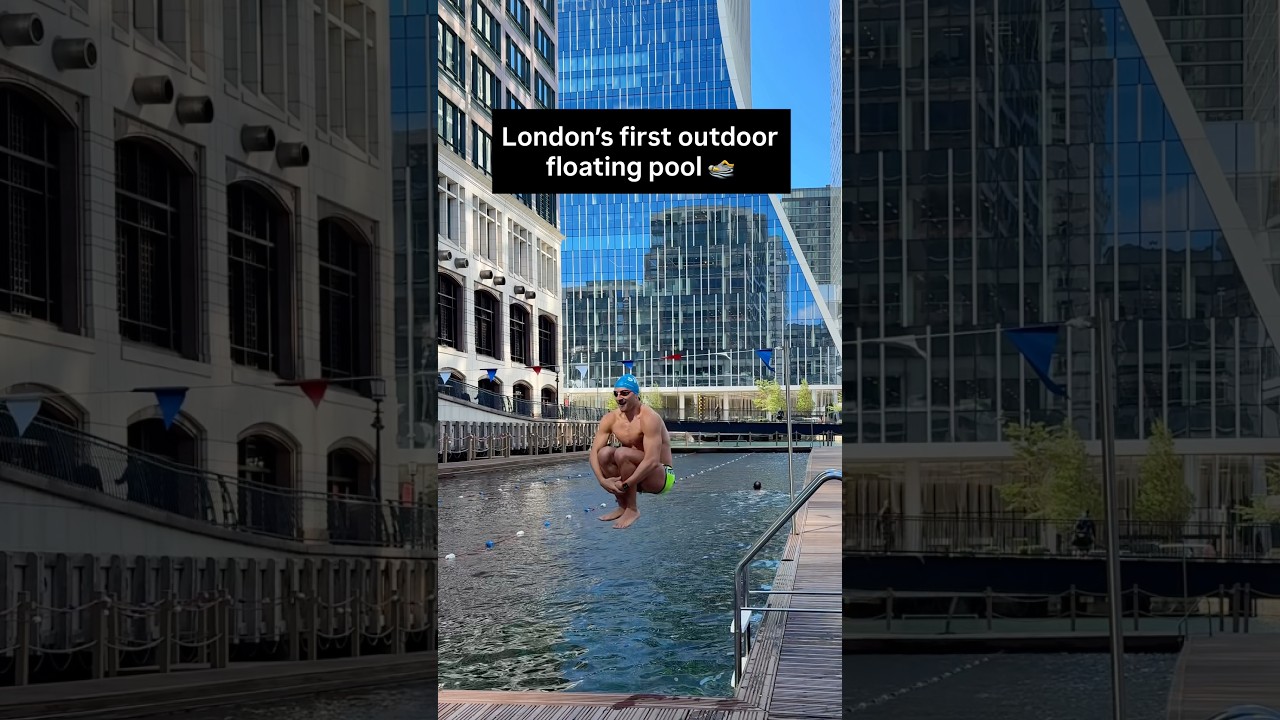 London Outdoor Floating Pool (Sea Lanes Canary Wharf)