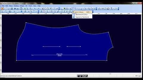 Optitex ND Join Contours tool, Use the Join Internal Contours tool to join non closed internals from