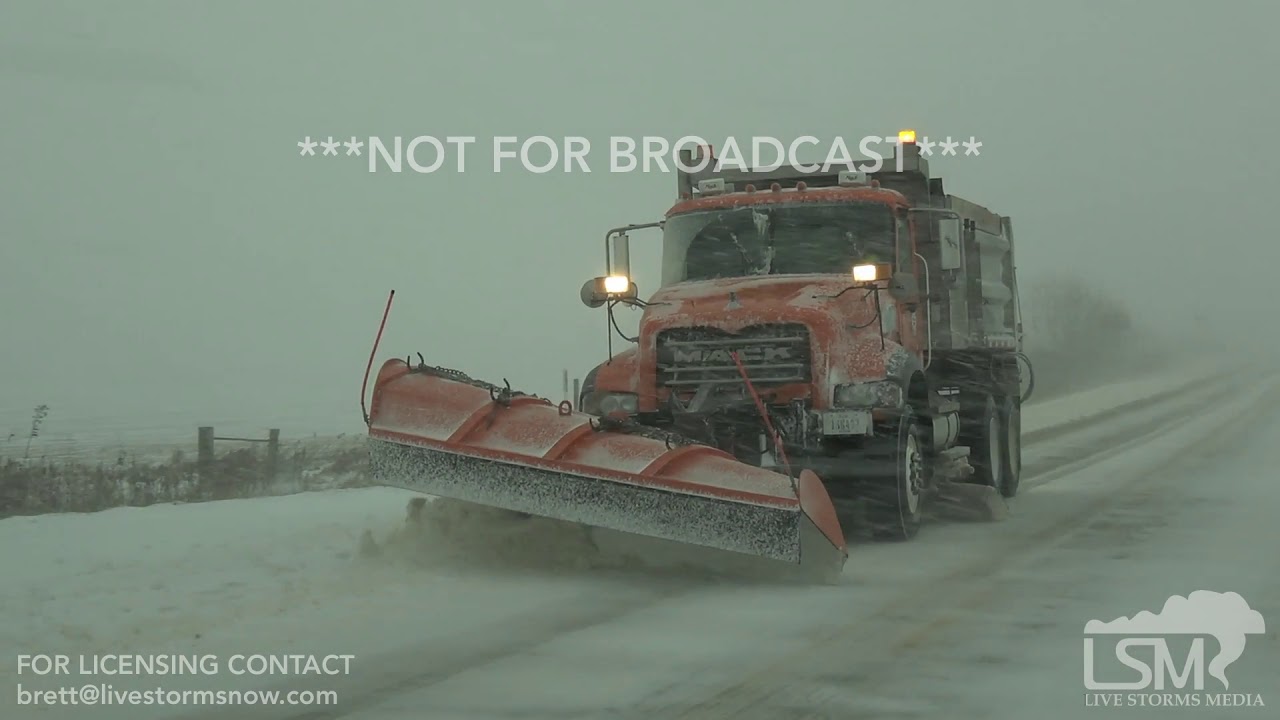 11-25-2018 Blizzard Conditions - Osceola, Iowa - YouTube