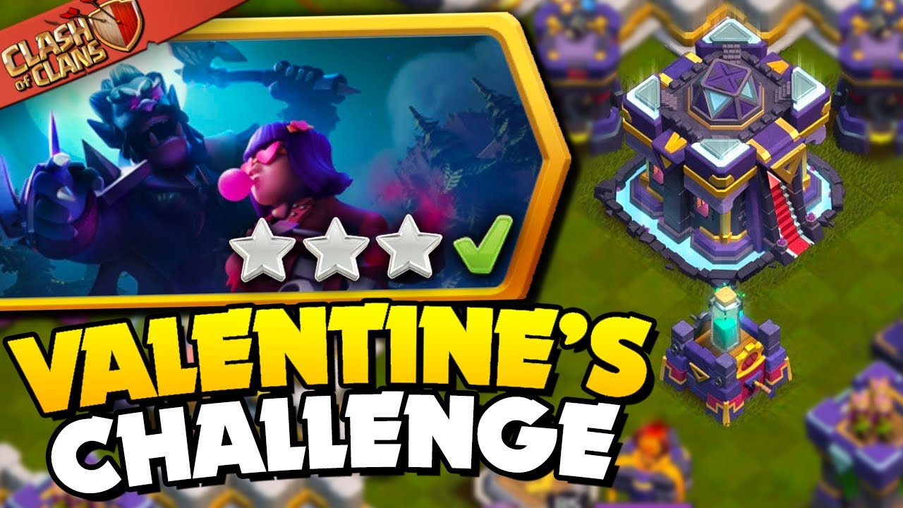 Easily 3 Star the Valentine's Day Challenge (Clash of Clans)