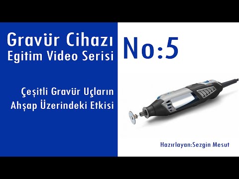 Gravür Cihazı Freze Uçların Ahşap Üzerindeki Etkisi (Gravür Cihazı Eğitim Serisi 5) #evdekal