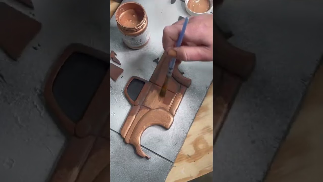 Metal Effects Iron and Green Patina process video. Find these in my Amazon store under “Painting.”