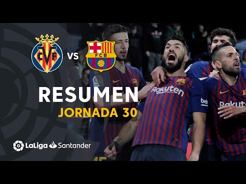 Resumen de Villarreal CF vs FC Barcelona (4-4)