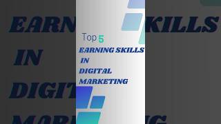 Top 5 earning skills | techtips tech digitalmarketing earnmoneyonline