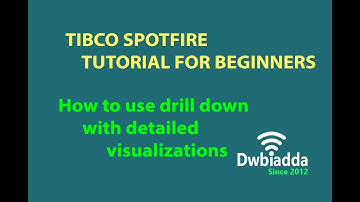 How to use drill down with detailed visualizations | Tibco spotfire videos