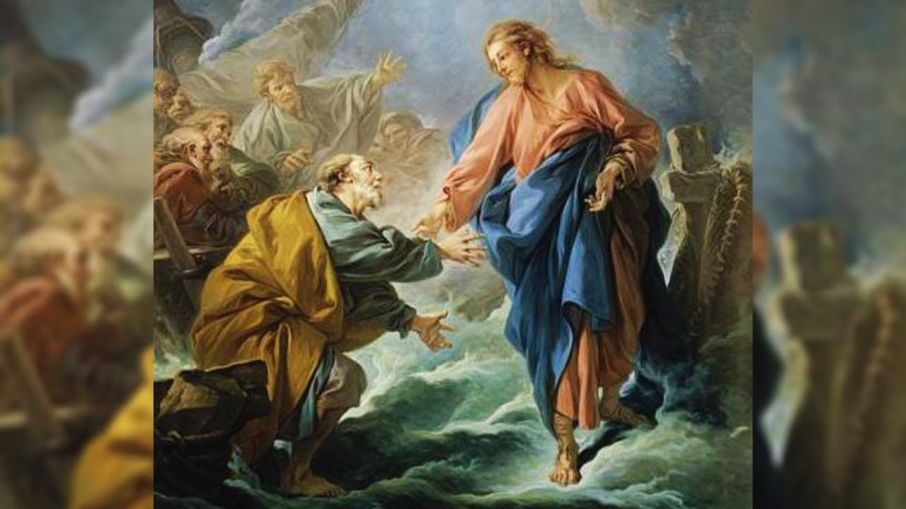 Jésus marche sur les eaux. Matthieu 14, 2233 YouTube Jésus marche sur les eaux. Matthieu 14, 2233 YouTube