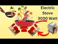 electric stove I make high electric power stove from microwave transformer
