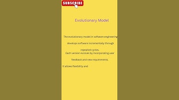 Evolutionary Model in software engineering