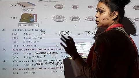 Class 3 - Maths I MEASUREMENT OF WEIGHT  I Chapter-8I Arya Vidyapith I Best School in Motihari