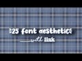 ✧25 fonts cute aesthetic dafont✧