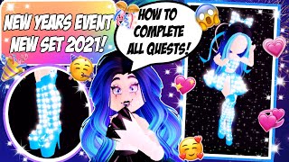 HOW TO COMPLETE ALL QUESTS OF THE NEW YEARS EVENT 2021! I Roblox: Royale high