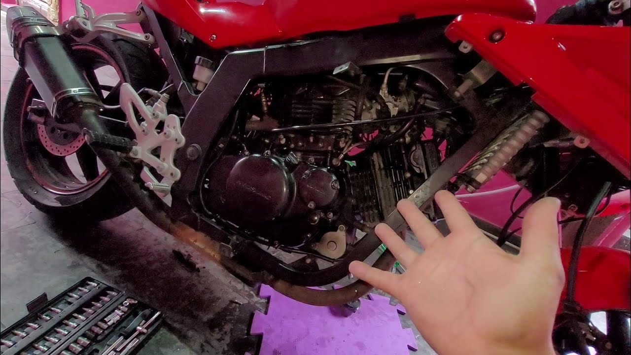 comet gtr 250troca de corrente de comando, camisa e pistões.