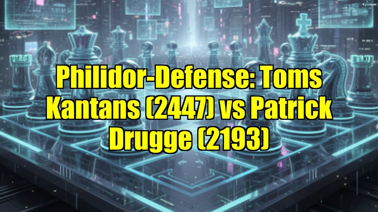 Philidor-Defense: Toms Kantans (2447) vs Patrick Drugge (2193)