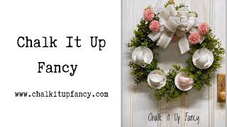 DIY Tea Cup and Saucer Wreath 101 on Bow