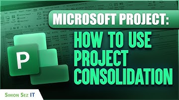 How to Use Project Consolidation in Microsoft Project