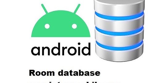 Android kotlin  Room database  project  :  Mange internal database with code source and explanation