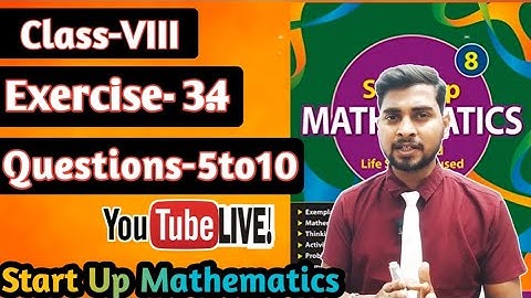 viva Education start up mathematics class-8 || squares and square roots|| Ex.3.4 || by EXAM SCORE
