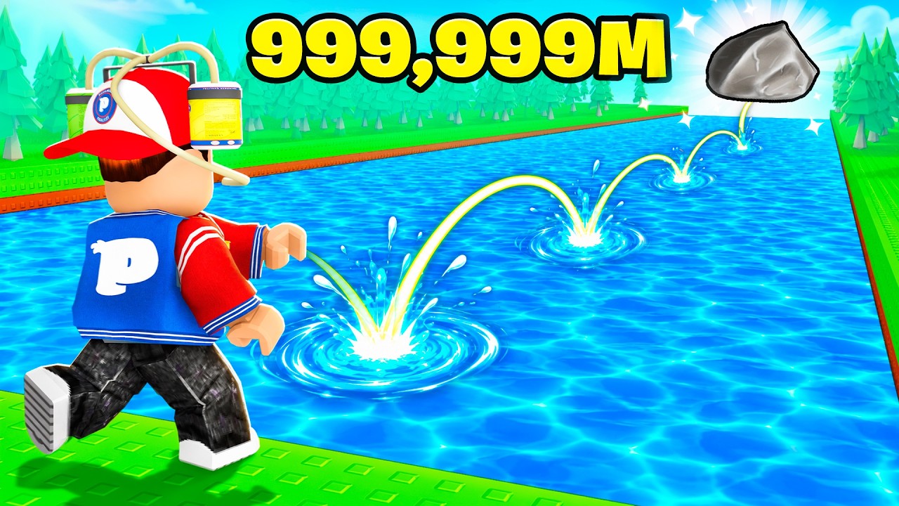 Ich SPIELE +1 STONE SKIPPING in Roblox!