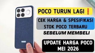POCO TURUN HARGA❗UPDATE HARGA POCO MEI 2026 - POCO F8 ULTRA #POCO #POCOF8ULTRA