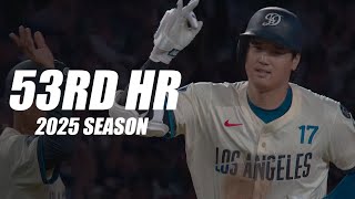 大谷翔平 Ohtani Shohei Shohei Ohtani Ties NL Lead with 53rd Home Run! | 大谷 翔平 ハイ