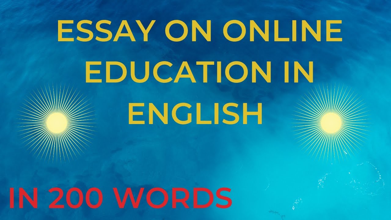 essay in english 200 words