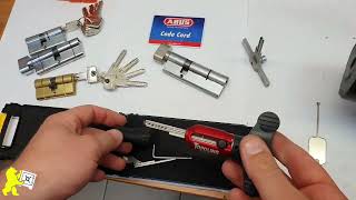 Как можно открыть замок Abus D6 обзор инструмента отмычка Скороход, самоимпресия,декодер Topolino ⚠️