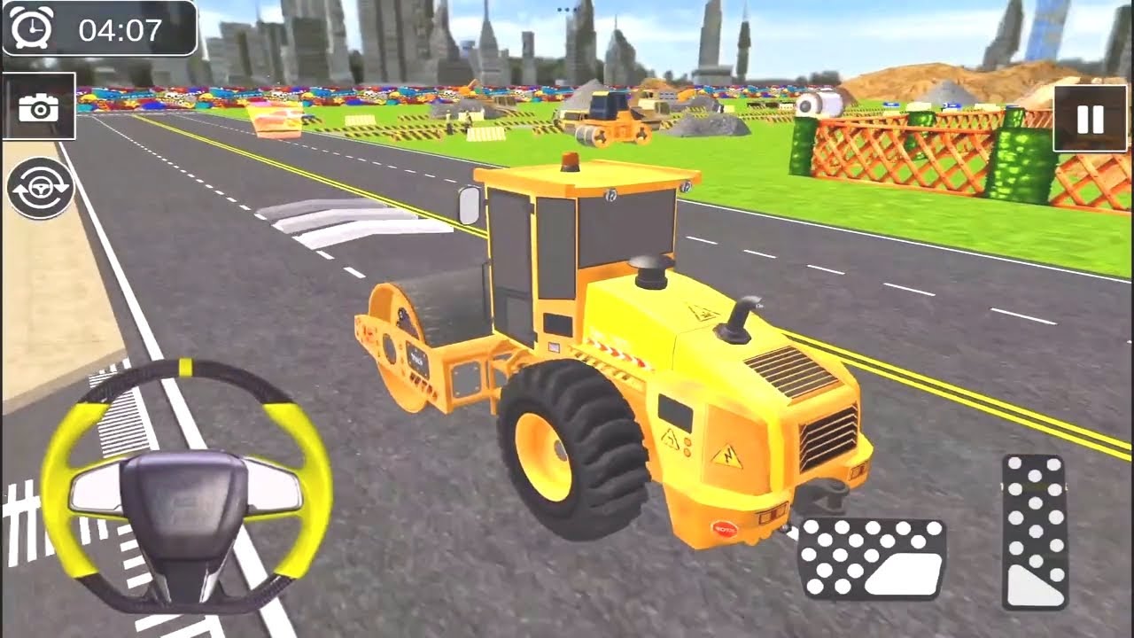 City Road Construction Simulator Game #3 - Android Gameplay 🛣️🎮🏗️Game: Construction Simulator Game 